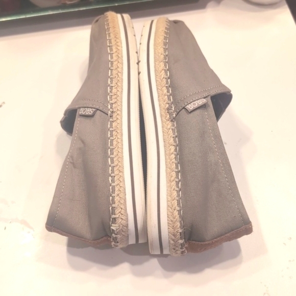 BOB'S By Skecher Memory Foam Gray Espadrilles Size 7 - Picture 9 of 12